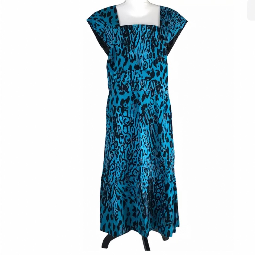 Ashro Women’s Plus Size Dress Size 22W Turquoise Travel Formal Party Wedding